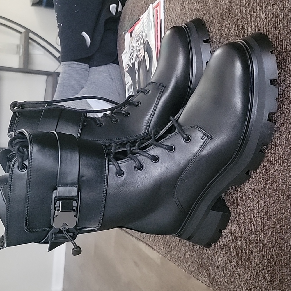 DKNY Combat Boots